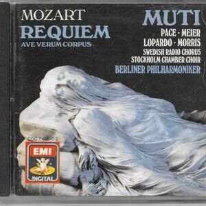 Mozart Requiem Ave Verum Corpus EMI Digital CD Muti Berliner Philharmoniker